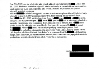 Změna svědecké výpovědi