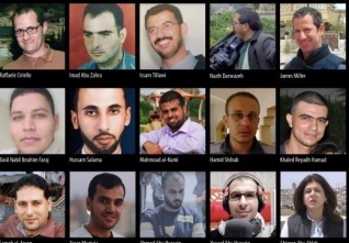 smrt novináři palestina