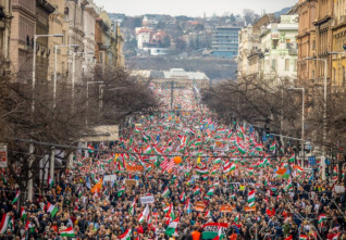 pochod míru budapest