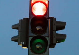 semafor červená